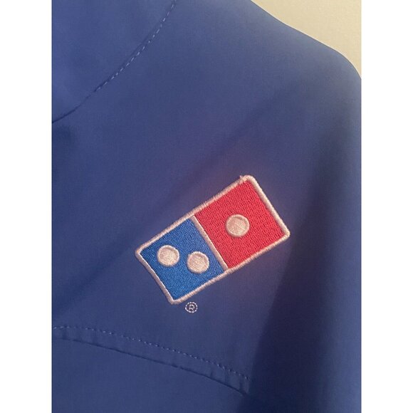 - Dominos Pizza Delivery  Men's Jacket Medium Full Zip Up Wind Proof - Picture 3 of 11